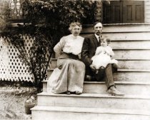 Alvin C. and Katie P. Clendening with first grandchild